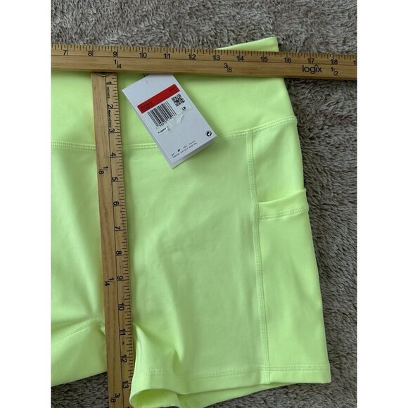 Nike Advantage Dri-FIT Tennis Shorts Women's Barely Volt/Black Elastic Waist New - Picture 13 of 16